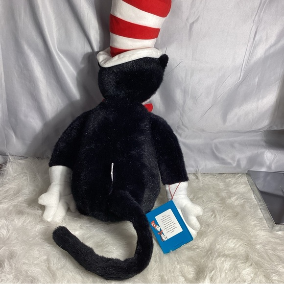 Vintage Macy’s Dr Seuss Cat in the Hat 30” Plush w/ Mini Hard Book NWOT - Picture 7 of 10